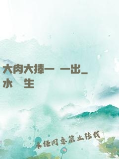 大肉大捧一進一出