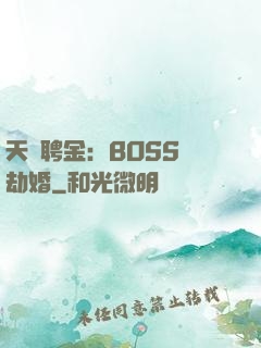 天價聘金：BOSS來劫婚