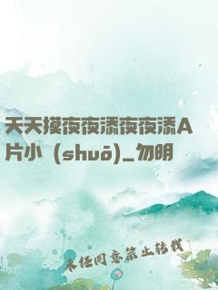 天天摸夜夜添夜夜添A片小說(shuō)