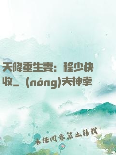 天降重生妻：程少快簽收