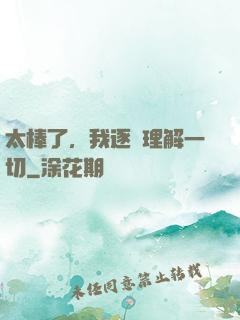 太棒了，我逐漸理解一切