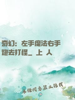 奇幻：左手魔法右手槍炮去打怪