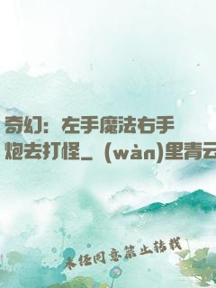 奇幻：左手魔法右手槍炮去打怪