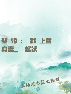 契約婚寵：總裁愛上替身妻