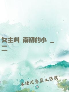 女主叫葉南初的小說
