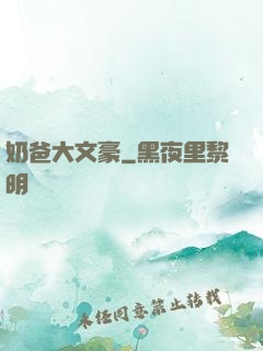 奶爸大文豪