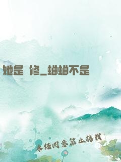 她是劍修