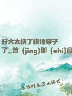 好大太快了快插穿子宮了