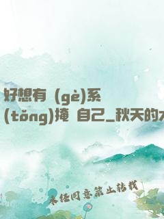 好想有個(gè)系統(tǒng)掩飾自己
