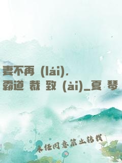 妻不再來(lái)，霸道總裁極致愛(ài)