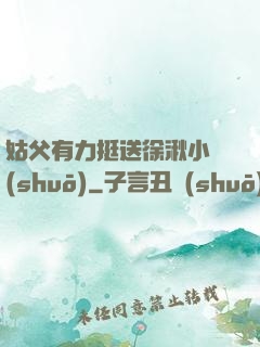 姑父有力挺送徐湫小說(shuō)