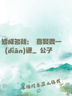 婚成名就：歡喜娶妻一點(diǎn)通