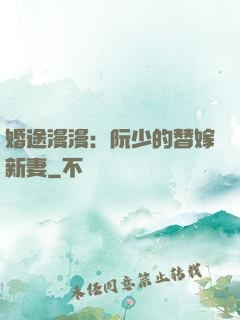 婚途漫漫：阮少的替嫁新妻