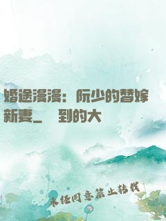 婚途漫漫：阮少的替嫁新妻