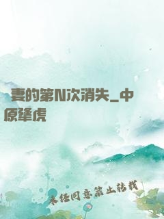 嬌妻的第N次消失