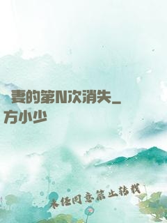 嬌妻的第N次消失