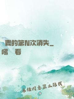 嬌妻的第N次消失
