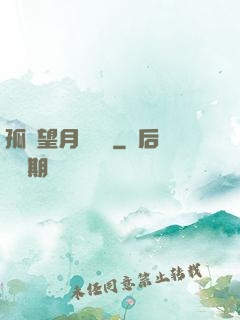 孤樓望月幾時圓