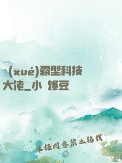 學(xué)霸型科技大佬