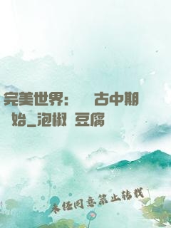 完美世界：從亂古中期開始