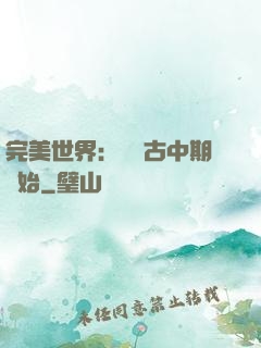 完美世界：從亂古中期開始