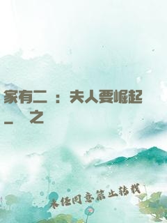 家有二寶：夫人要崛起