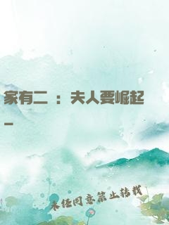 家有二寶：夫人要崛起
