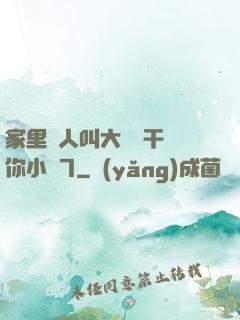 家里沒人叫大點聲干濕你小說7