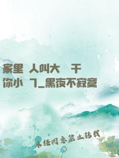 家里沒人叫大點聲干濕你小說7