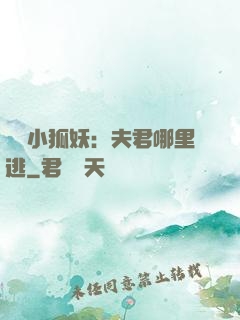 寵寵小狐妖：夫君哪里逃