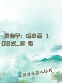 寶妻有孕：琛少溺寵108式