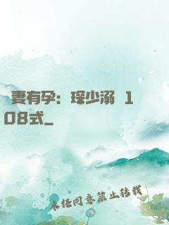 寶妻有孕：琛少溺寵108式