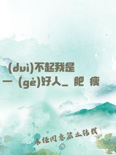 對(duì)不起我是一個(gè)好人