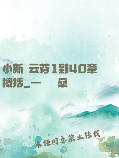 小新與云芬1到40章概括