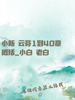 小新與云芬1到40章概括