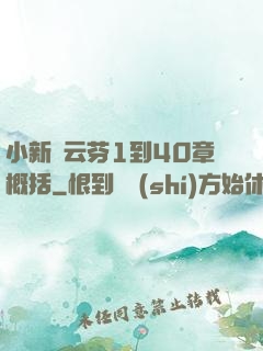 小新與云芬1到40章概括