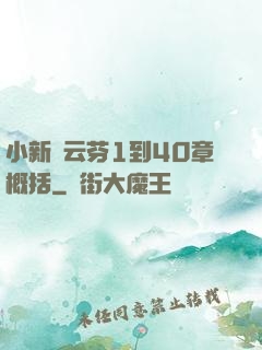 小新與云芬1到40章概括