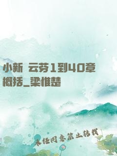 小新與云芬1到40章概括