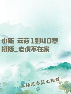 小新與云芬1到40章概括
