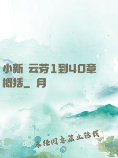 小新與云芬1到40章概括