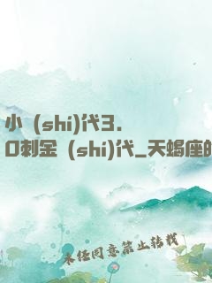 小時(shí)代3.0刺金時(shí)代