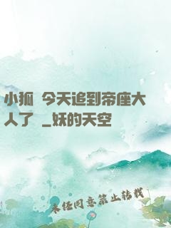 小狐貍今天追到帝座大人了嗎