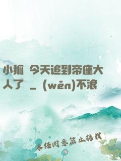 小狐貍今天追到帝座大人了嗎