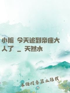 小狐貍今天追到帝座大人了嗎