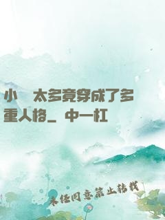 小號開太多竟穿成了多重人格