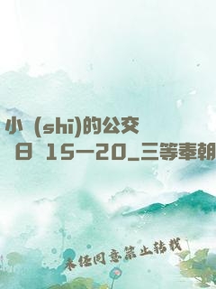 小詩(shī)的公交車日記15一20