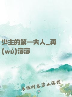 少主的第一夫人