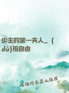 少主的第一夫人