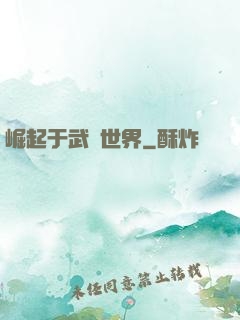 崛起于武俠世界