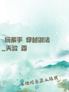 帶玩家手冊穿越做法師